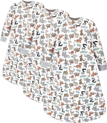 Vista 17 de Hudson Baby Saco de dormir unisex para bebé acolchado premium de manga larga y manta vestible Alce grande