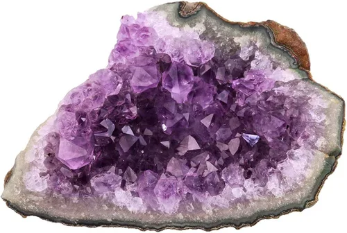 Vista 8 de Rockcloud Decoración de cristal de amatista para la riqueza y la suerte, adorno de piedra curativa para oficina en casa, 2