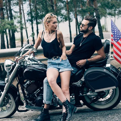 Vista 6 de Bandera de Estados Unidos de 12 x 18 pulgadas, bandera patriótica pequeña de Estados Unidos cosida con 50 estrellas para motocicleta, yate, barco
