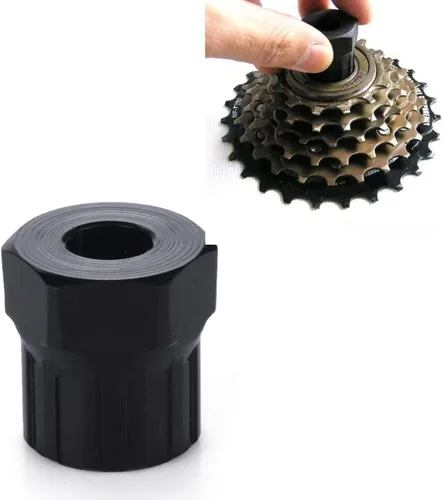 Vista 5 de QKURT Kit de herramientas de extracción de casete de bicicleta, 3 herramientas de látigo de cadena de bicicleta con anillo de bloqueo de casete