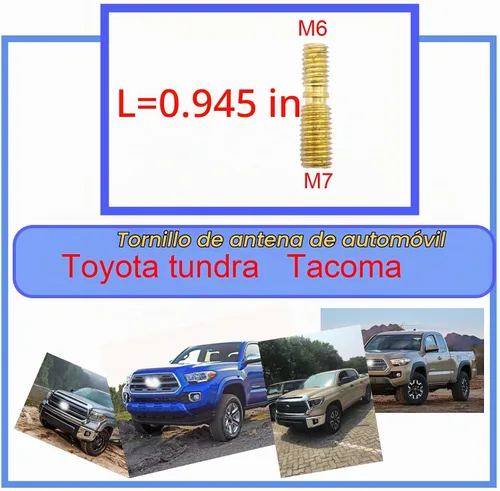 Vista 4 de Miytsya 7 adaptadores de antena compatibles con Toyota, Jeep, Wrangler, Denali, Tantu, Douqi, Ford, GMC Pickups