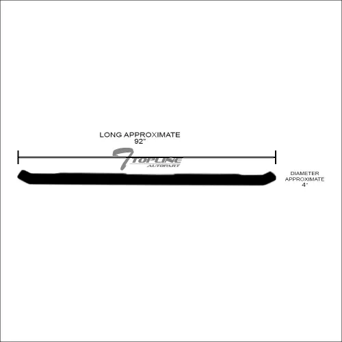 Vista 3 de Estribos de riel Nerf de 4 pulgadas con extremo doblado ovalado, color negro, compatible con Ford F150 SuperCrew 15-22 / 17-22 F250 F350 F450 F550
