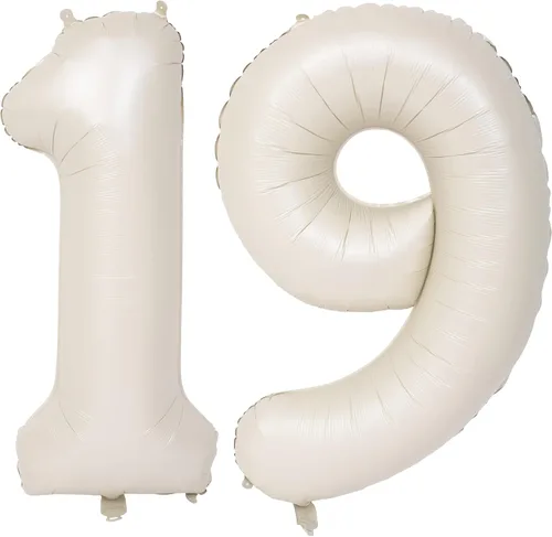 Vista 153 de Globos de 40 pulgadas con números de caramelo, papel de aluminio de helio, globos de látex de Mylar para fiesta de cumpleaños, decoración digital 0