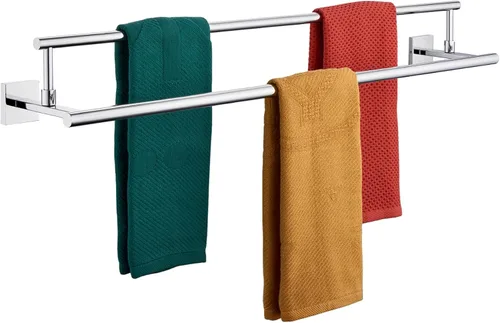 Vista 26 de Toallero de mano KOKOSIRI de 16 pulgadas, toallero de baño para estante de gabinete de baño, barras de toallas, acero inoxidable cepillado dorado