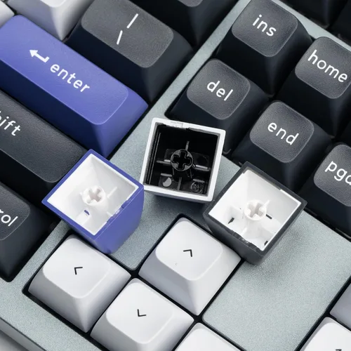Vista 7 de Keychron Q6 Pro Teclado mecánico inalámbrico Bluetooth de aluminio completo para Mac Windows Linux, perilla programable QMKVIA de tamaño completo
