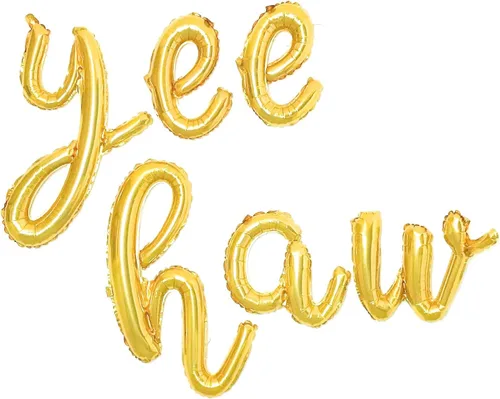 Vista 6 de Yee Haw - Globos para el primer cumpleaños de rodeo de vaquero, pancarta de Yee Haw para decoración de despedida de soltera de vaquera occidental
