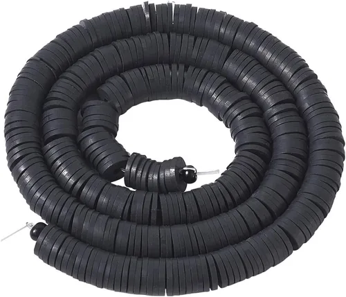 Vista 28 de Cheriswelry Kit de fabricación de pulseras de bricolaje con 7280 piezas de 30 colores de 0.236 in de disco plano redondo de arcilla polimérica
