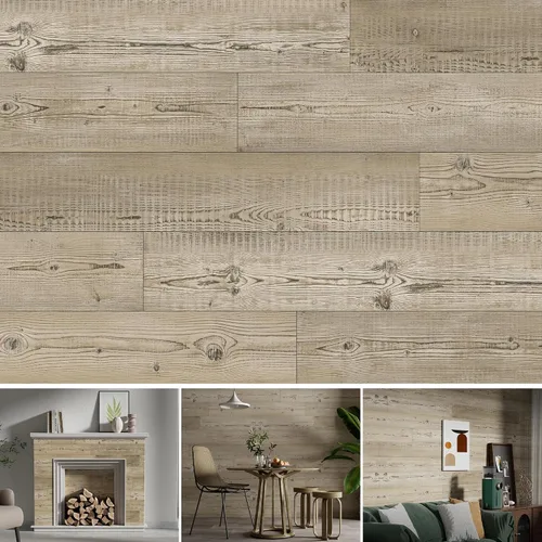 Vista 13 de SINGULARWOOD Tablas de Vinilo para Pared, Paneles de Vinilo Autoadhesivos para Paredes, Fácil Instalación de Despegar y Pegar
