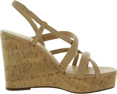Vista 2 de Jessica Simpson Womens Simina Leather Strappy Wedge Sandals