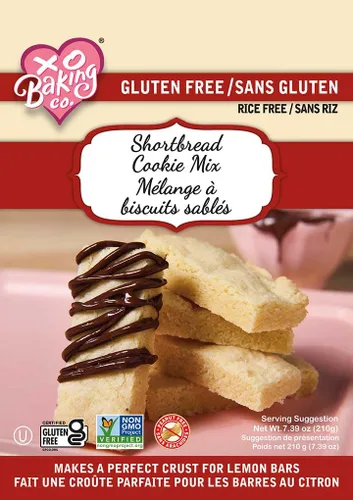 Vista 9 de XO Baking Co. Mezcla de galletas gourmet con chispas de chocolate sin gluten; sin OGM, Kosher; sin arroz; sin lácteos; sin maní; sin conservantes