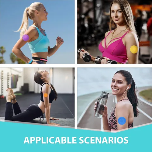 Vista 6 de Paquete de 20 parches adhesivos para G7, impermeables, flexibles y transpirables, cubiertas completas para CGM Dexcom G7, parche superpuesto sin