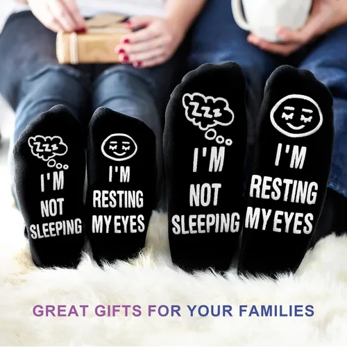 Vista 5 de Calcetines con texto en inglés "Do Not Disturb I'M Gaming", regalo para adolescentes y niños, calcetines para jugadores, para hombres, padre, papá