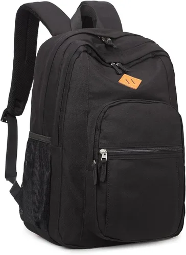 Vista 3 de Abshoo Classical Basic Mochila de viaje para escuela resistente al agua. Mochila escolar de espalda.