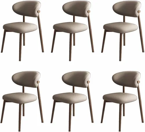 Vista 19 de Solid Wood Dining Chairs Kitchen Chairs Set of 2 Mid Century Modern Dining Chairss with Wooden Frame and Upholstered, Armless, Cafe Casual Chairss