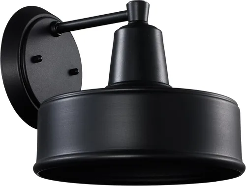 Vista 4 de Trans Globe Imports Linterna de granero al aire libre negra (51321 BK)