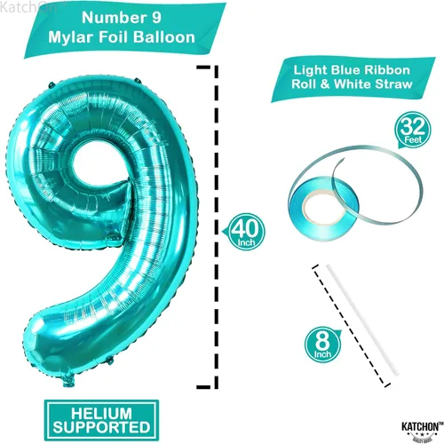 Vista 25 de KatchOn Globo negro del número 1 de 40 pulgadas, globo de feliz cumpleaños Large Mylar Number One Balloon for 1st Birthday Decorations, Foil