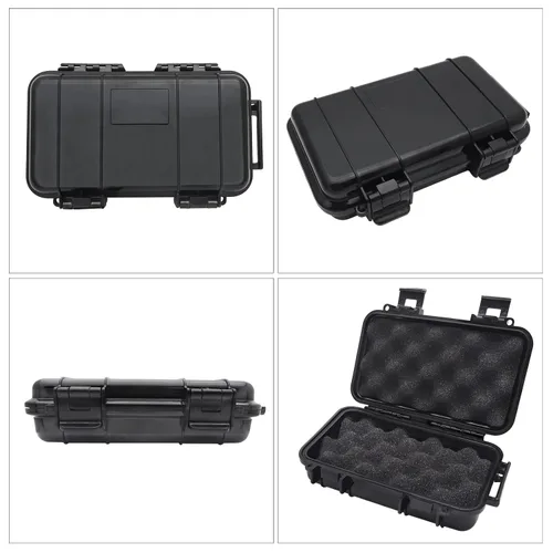 Vista 6 de SEIWEI Caja de seguridad impermeable sellada al aire libre Herramienta de plástico Caja de almacenamiento en seco para equipo electrónico