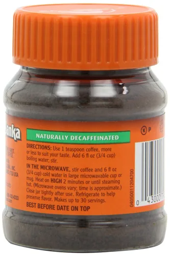Vista 3 de Sanka Café instantáneo descafeinado (paquete de 12 unidades, frascos de 2 onzas)