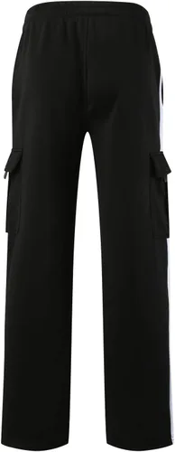 Vista 2 de Pantalones deportivos para hombre, overoles casuales de bolsillo, para el trabajo, pantalones casuales con bolsillos con cremallera