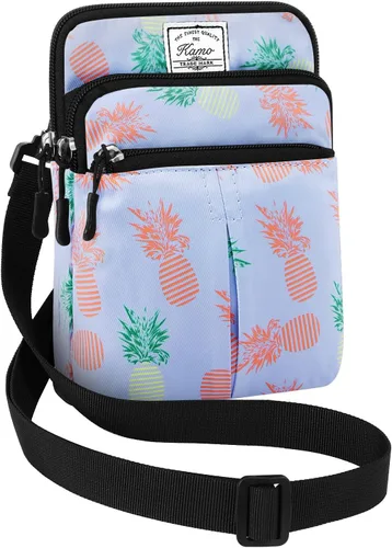 Vista 35 de Kamo Bolso Multifuncional para Teléfono de Un Solo Hombro, Bolso de Cintura para Teléfono, Bolso Diagonal Cruzado, Estuche para Teléfono Inteligente