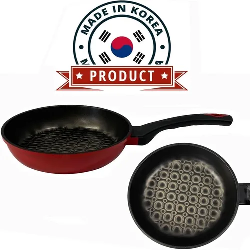 Vista 2 de Utensilios de cocina antiadherente con revestimiento de diamante 3D Wok, 9.5 '' (9.4 in), fabricado en Corea