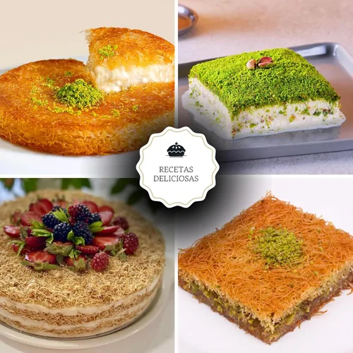 Vista 3 de Masa Kataifi para Barra de Chocolate de Dubái, 7 oz (200g), Masa de Filo Desmenuzada Seca, Masa Phyllo Kadayif Katafi Knafeh