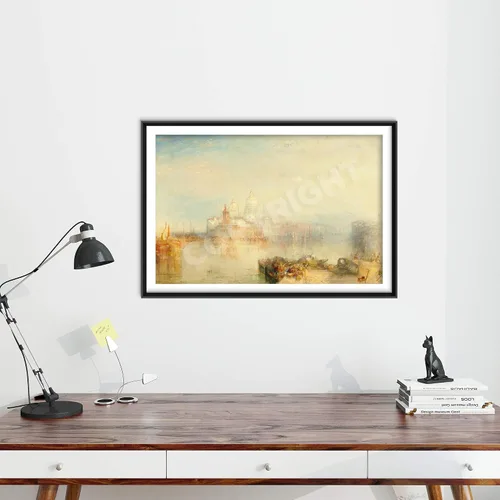 Vista 4 de William Turner - Venice The Dogana and San Giorgio Maggiore (1834) - Painting Photo Poster Print Art Gift - J. M. W. Turner Joseph Mallord