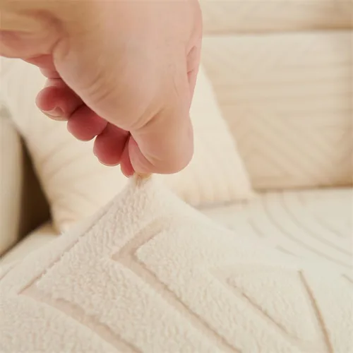 Vista 5 de INFLAG Fundas de sofá en forma de L, fundas de sofá mágicas, funda de sofá diván, funda elástica con banda elástica, protector de muebles para sala