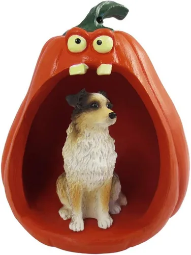 Vista 196 de Conversation Concepts Figura de Corgi galés de Halloween y calabaza Welsh Corgi Pembroke