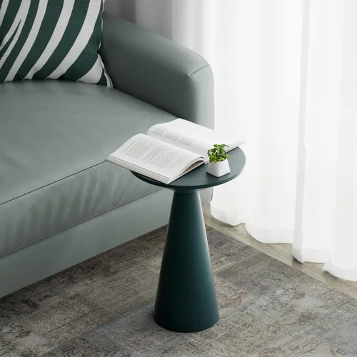 Vista 13 de COZAYH Mesa auxiliar pequeña con pedestal de granja, mesa redonda de Martini, soporte de madera para plantas, mesa rústica para bebidas