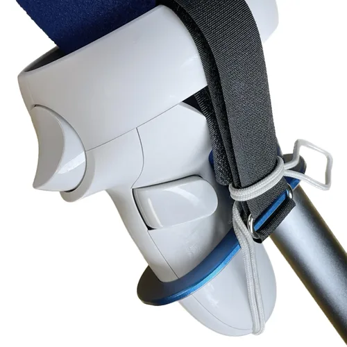 Vista 5 de VR Baseball Bat Attachment for Meta Quest 2 - Baseball Handle Accessory Compatible with Ouclus Quest 21Rift S for WIN Reality and Totally Baseball