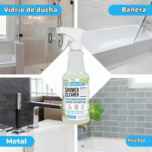 Vista 2 de Mighty Mint - Limpiador de ducha, 16 onzas, paquete de 2