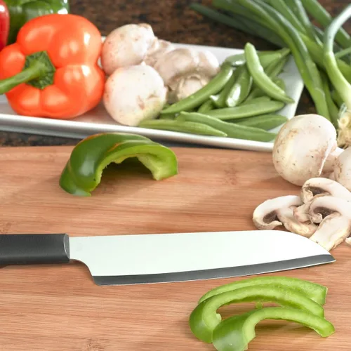 Vista 4 de Rada Cutlery Chef Select Set de regalo (G257), juego de cuchillos de 3 piezas, cuchillas de acero inoxidable, mango negro