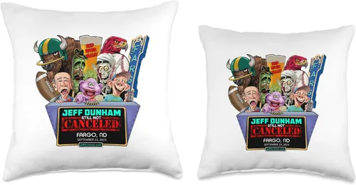 Vista 3 de JEFF DUNHAM Fargo, ND (2023) - Almohada (16 x 16 pulgadas), multicolor