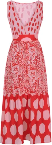 Vista 5 de Fragarn Summer Maxi Dress for Women, Fashion Women's Dot Print Sleeveless Casual Round Neck Maxi Dress