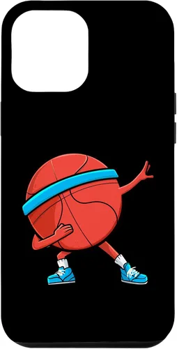 Vista 6 de iPhone 14 dabbing pelota de baloncesto divertido niños hombres mujeres deportes jugador caso