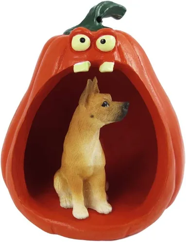 Vista 65 de Conversation Concepts Figura de Corgi galés de Halloween y calabaza Welsh Corgi Pembroke