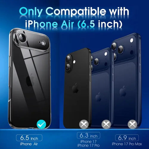 Vista 339 de Supdeal Funda cristalina transparente para iPhone 11, [No se amarillea] [Protección de la cámara] [Probado contra caídas de grado militar] Funda
