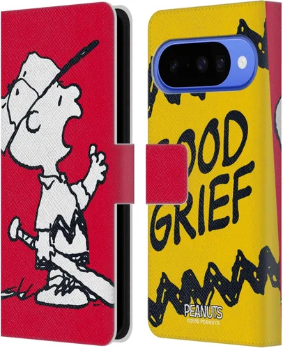 Vista 44 de Head Case Designs Officially Licensed Peanuts Charlie & Woodstock Nap Halfs and Laughs Leather Wallet Case Compatible with Google Pixel 8