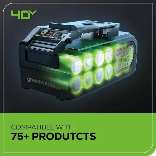 Vista 11 de Greenworks 40V Desmalezadora/desbrozadora inalámbrica 2 en 1 (Gen 2) - 13" de Greenworks para césped y acera, alternativa ligera al cortacésped a