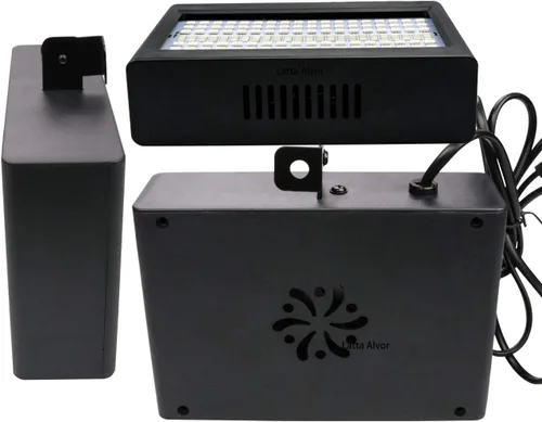 Vista 3 de Luces estroboscópicas LED de 204 RGB Color Mini Flash Iluminación de escenario Control de velocidad de flash ajustable con control remoto para DJ