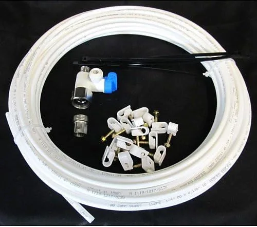 Vista 4 de Clover B7B Dispensador de agua - Temperatura ambiente y frío, sin botella con kit de instalación, kit de conversión - Blanco