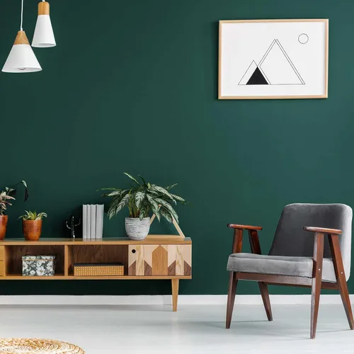 Vista 4 de Papel Tapiz Verde Oscuro Despegar y Pegar, 15.7 X 78.7 pulgadas Papel Tapiz Apto para Inquilinos, Papel de Pared Extraíble de Vinilo PVC, Pegatina