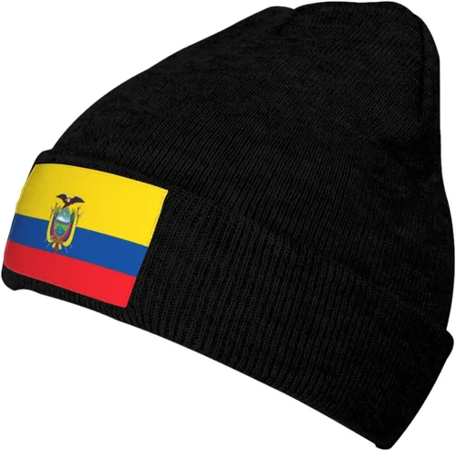 Vista 23 de Gorro de punto nacional para invierno y otoño, gorros para hombres y mujeres, gorro cálido con puños, gorro de esquí suave unisex