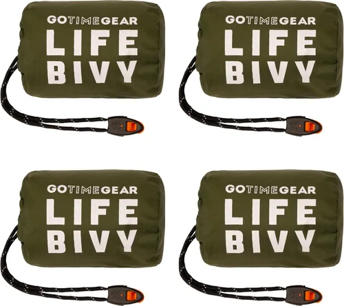 Vista 14 de Go Time Gear Life Bivy Emergency Survival Sleeping Bag Thermal Bivy - Use as Emergency Bivy Sack, Survival Sleeping Bag, Mylar Emergency Blanket