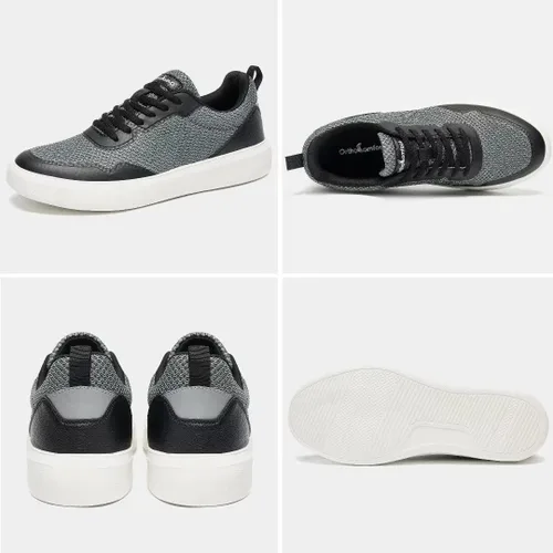 Vista 2 de OrthoComfoot Zapatillas ortopédicas de moda para hombre con soporte de arco cómodos zapatos ortopédicos para fascitis plantar, zapatos de caminar