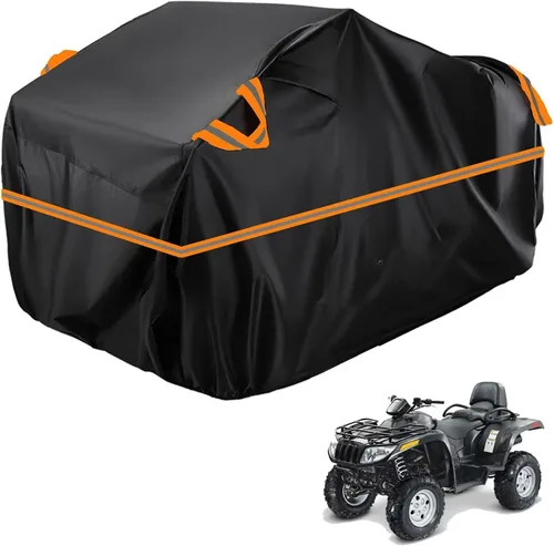 Vista 49 de Cubierta para ATV impermeable compatible con Arctic Cat H1 EFI TRV Cruiser 4x4 2011, cubierta de 210D para vehículos de 4 ruedas, cubierta para quad
