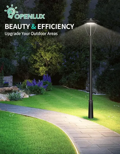 Vista 7 de Luz LED para poste superior con certificación ETL de 60 W, 48 W, 36 W, ajustable, 3 CCT, luces de poste para exteriores ajustables con fotocélula
