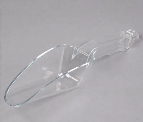 Vista 5 de Soro Essentials - Juego de 2 cucharas de hielo de policarbonato de 6 onzas de color transparente - Cucharas para palas de hielo, cucharas de cocina