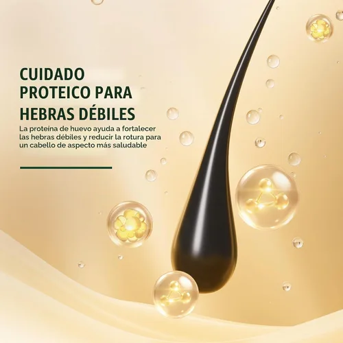 Vista 4 de Dabur Champú Proteína Huevo Vatika 13.5 fl oz